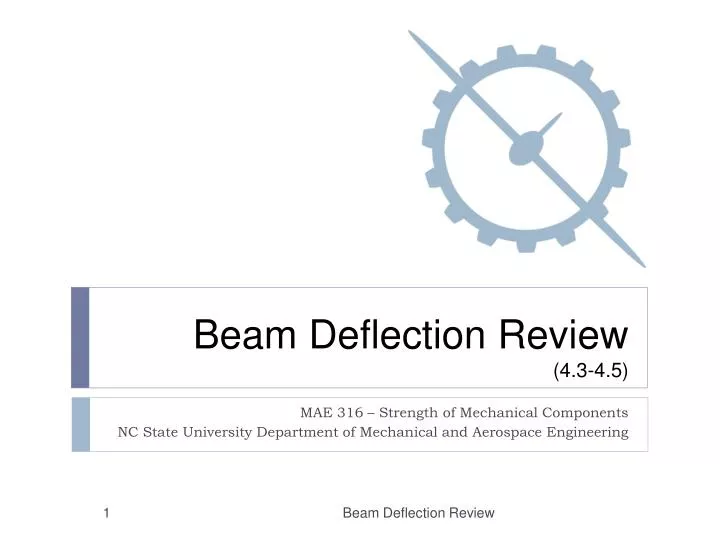 beam deflection review 4 3 4 5