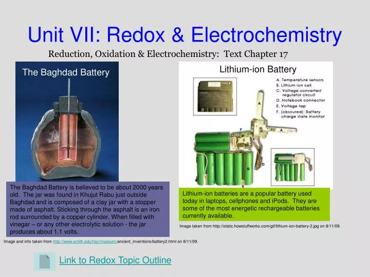 unit vii redox electrochemistry