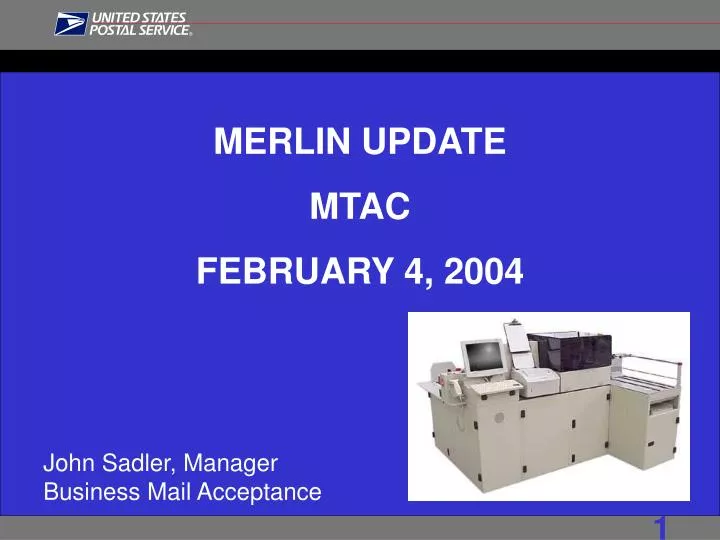 merlin update mtac february 4 2004