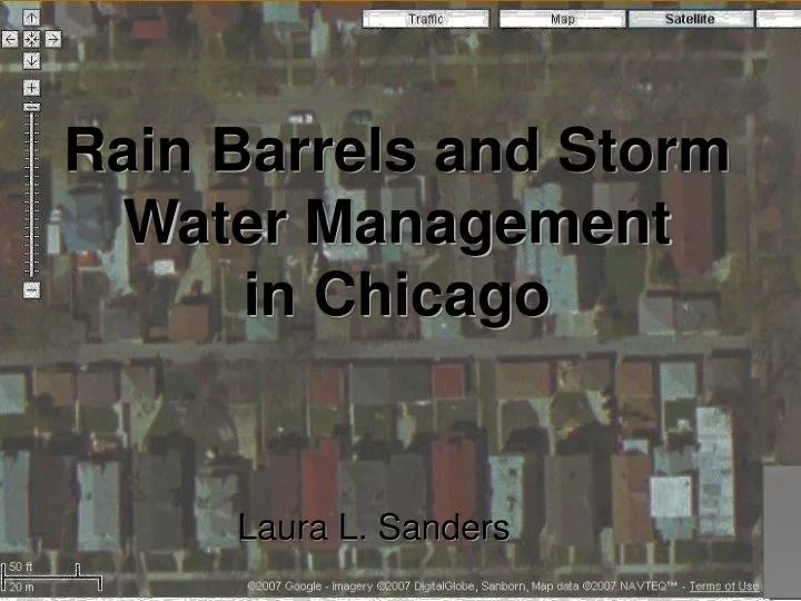rain barrels and storm water management in chicago
