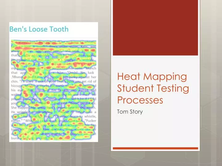 heat mapping student testing processes