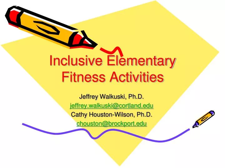 inclusive elementary fitness activities