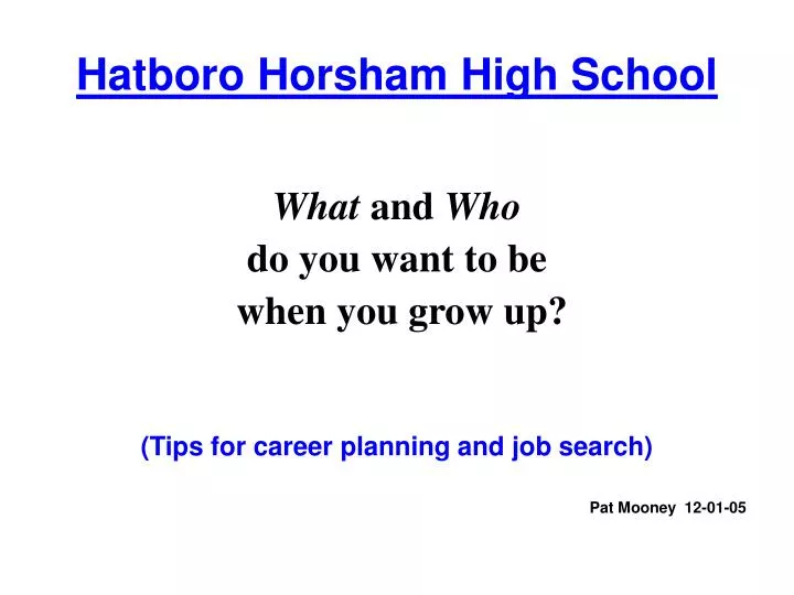 hatboro horsham high school