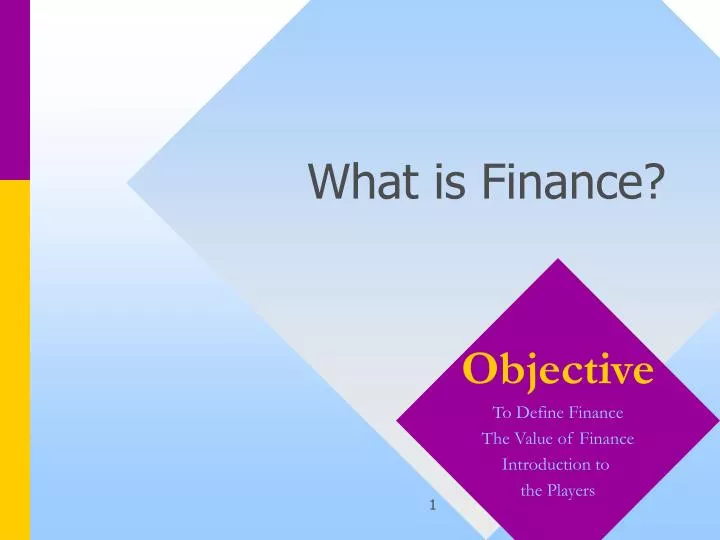 what is finance
