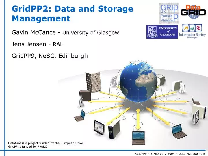gridpp2 data and storage management