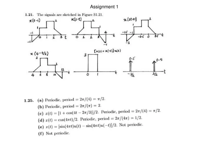 assignment 1