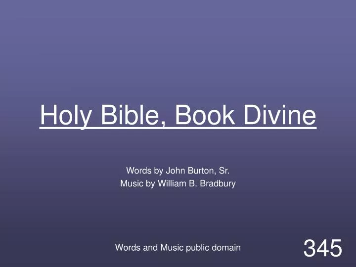 holy bible book divine