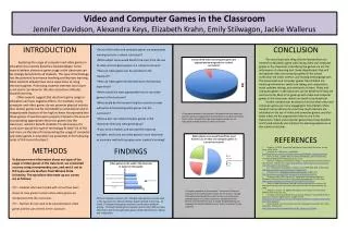 Video and Computer Games in the Classroom