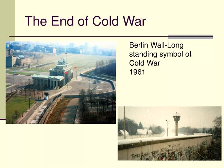 the end of cold war