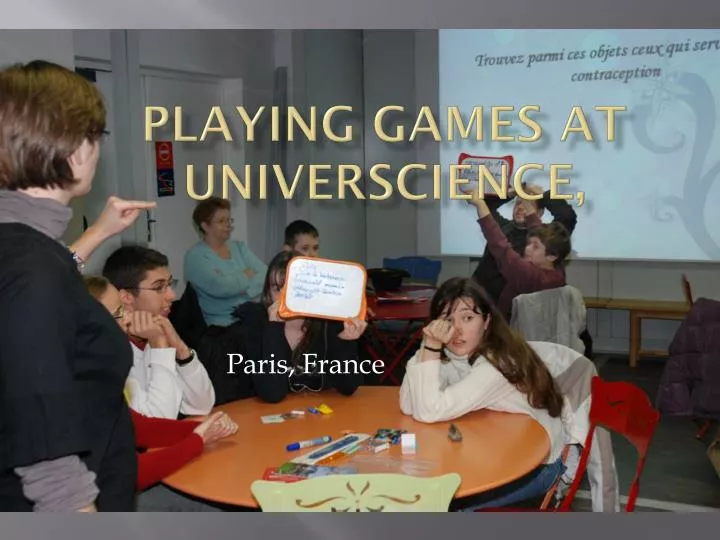 playing games at universcience