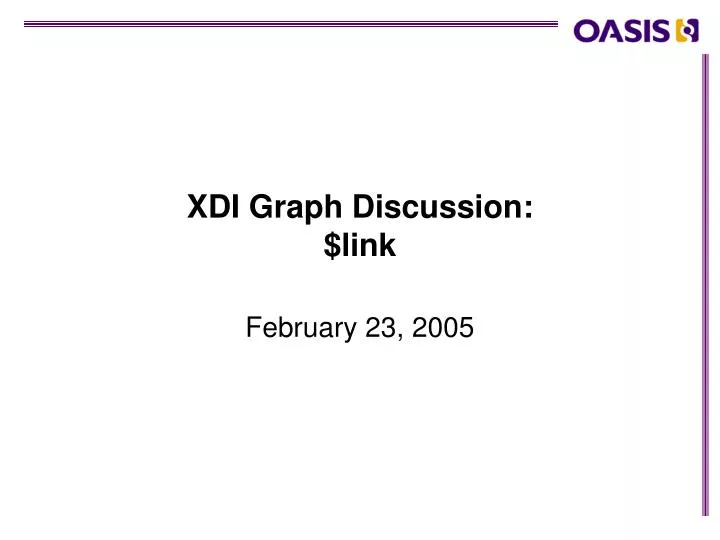 xdi graph discussion link