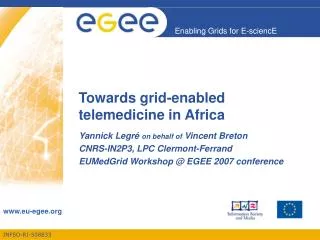 Towards grid-enabled telemedicine in Africa