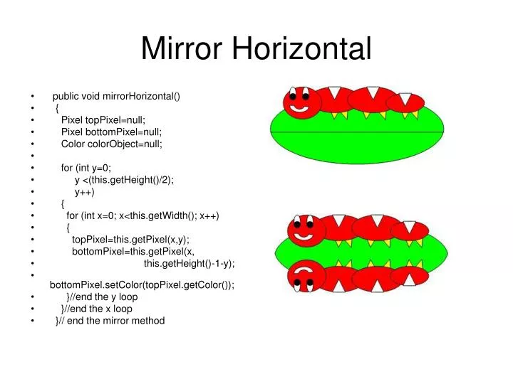 mirror horizontal