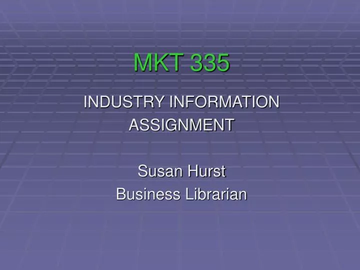 mkt 335