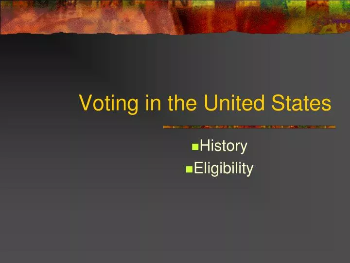 voting in the united states