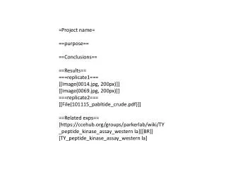 =Project name= ==purpose== ==Conclusions== ==Results== ===replicate1=== [[Image(0014.jpg, 200px)]]