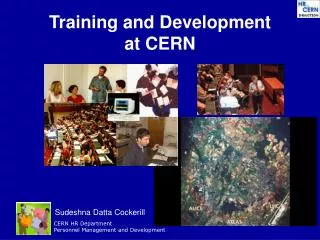 Training and Development at CERN