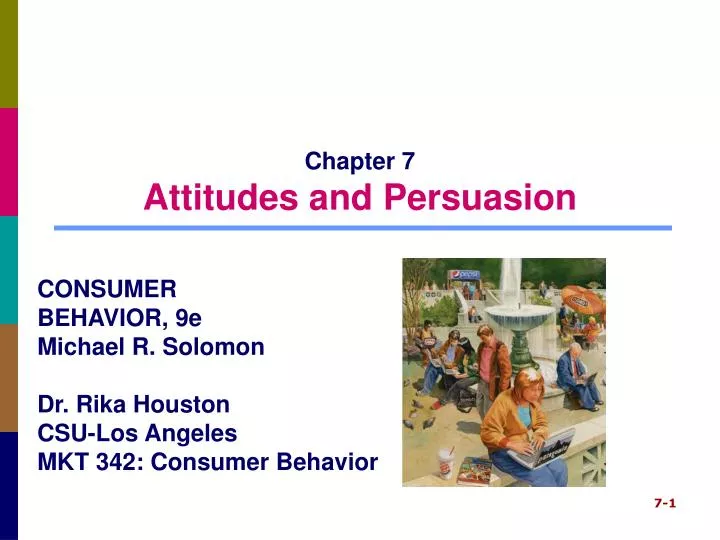 chapter 7 attitudes and persuasion