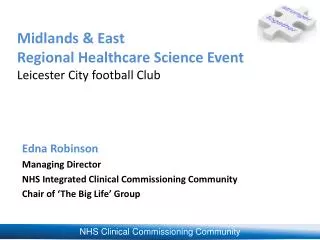 Midlands &amp; East Regional Healthcare Science Event Leicester City football Club
