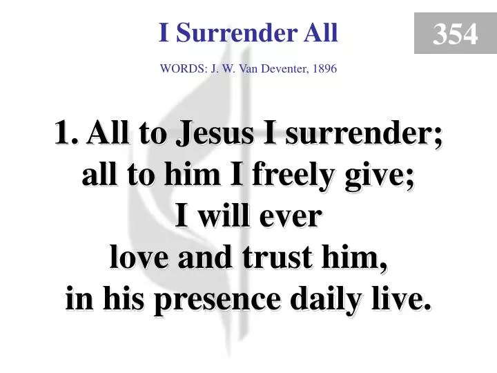 i surrender all 1