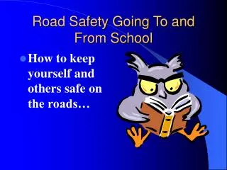 Road Safety Going To and From School