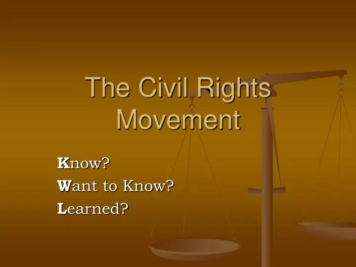 the civil rights movement