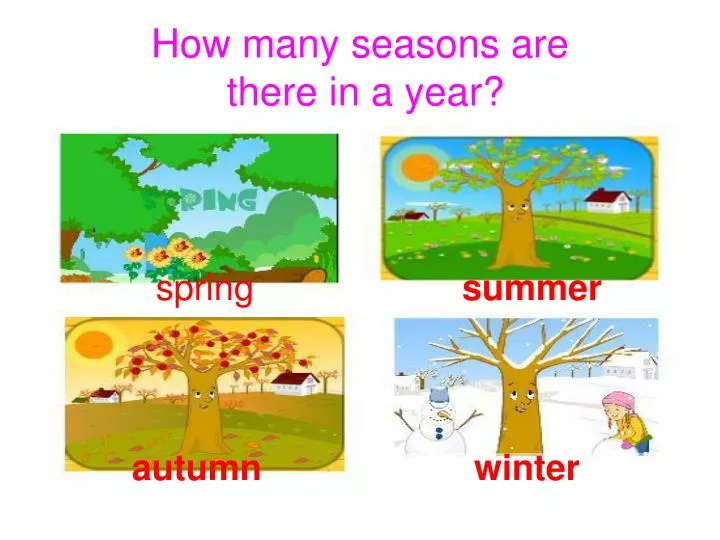 how many seasons are there in a year