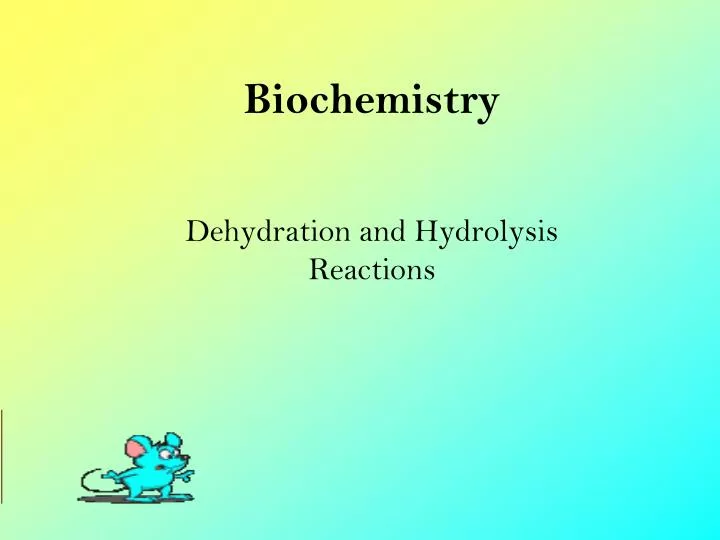 biochemistry