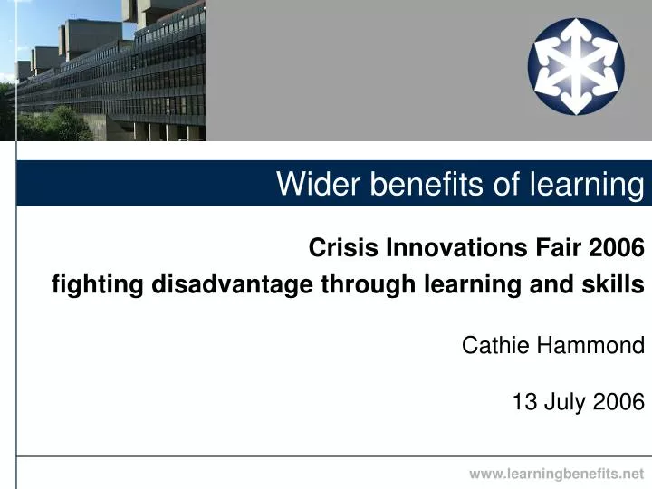 wider benefits of learning