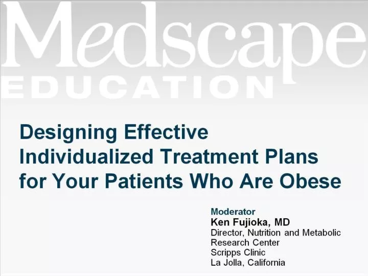 designing effective individualized treatment plans for your patients who are obese