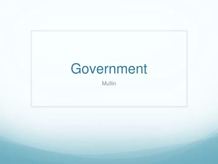 government