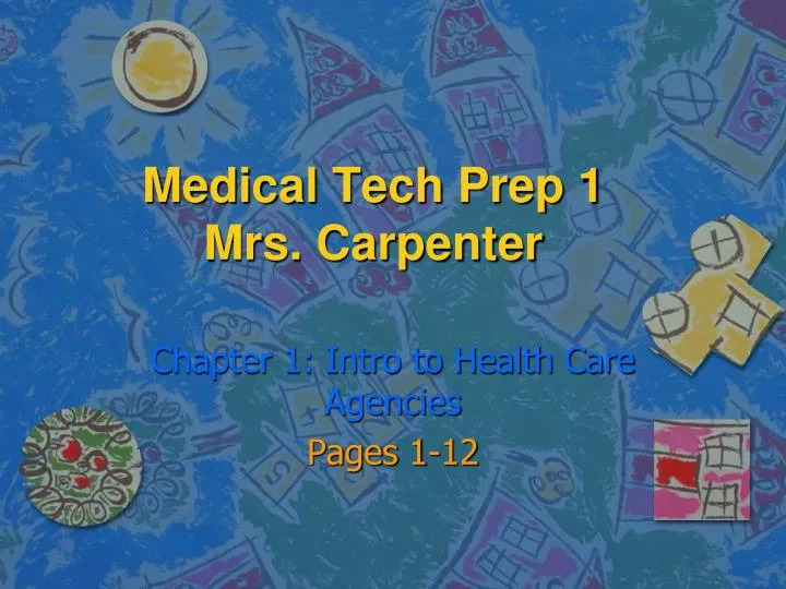 medical tech prep 1 mrs carpenter
