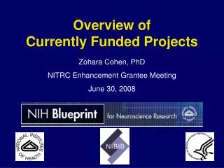 Overview of Currently Funded Projects