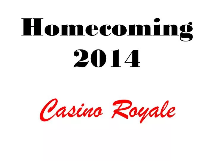 homecoming 2014