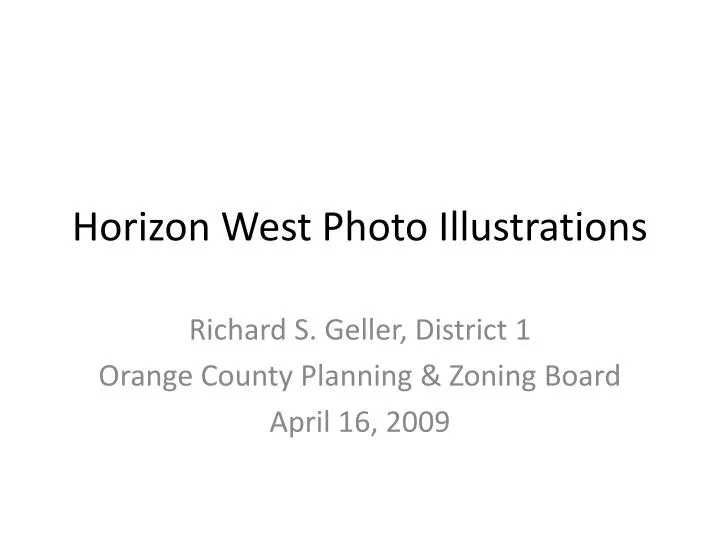 horizon west photo illustrations