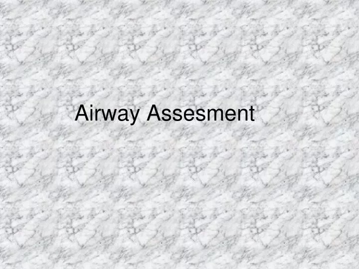 airway assesment