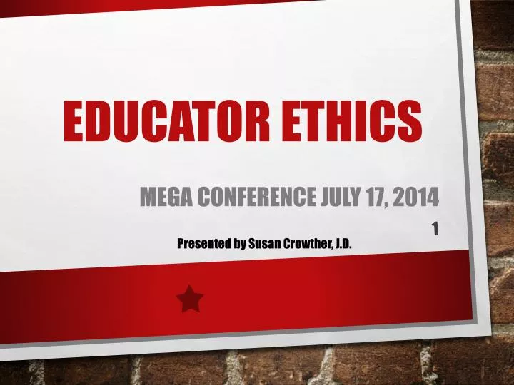 educator ethics