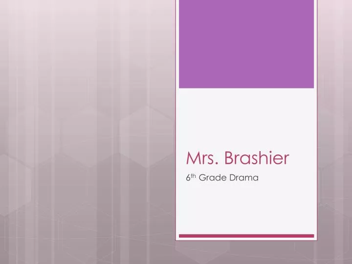 mrs brashier