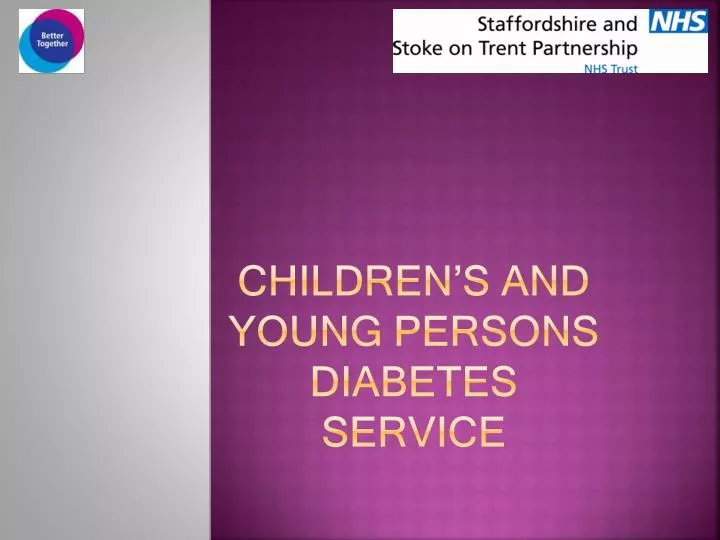 children s and young persons diabetes service