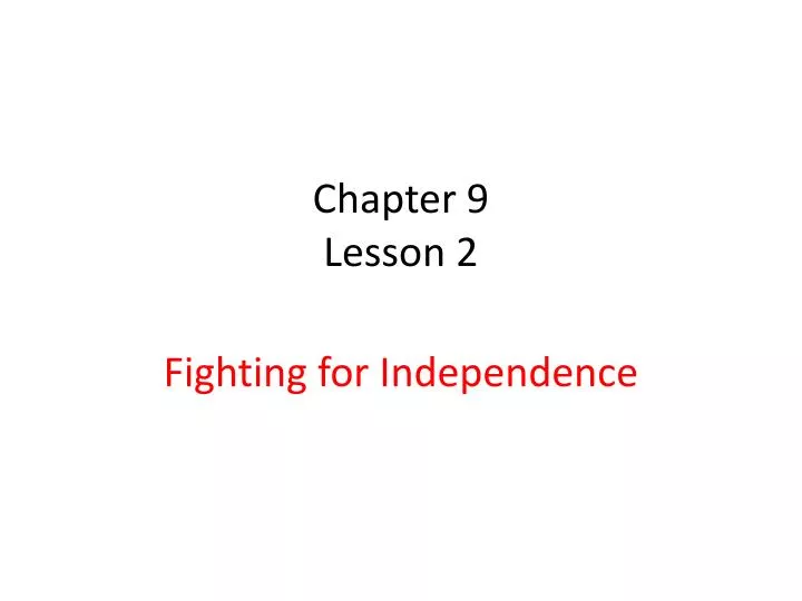 chapter 9 lesson 2
