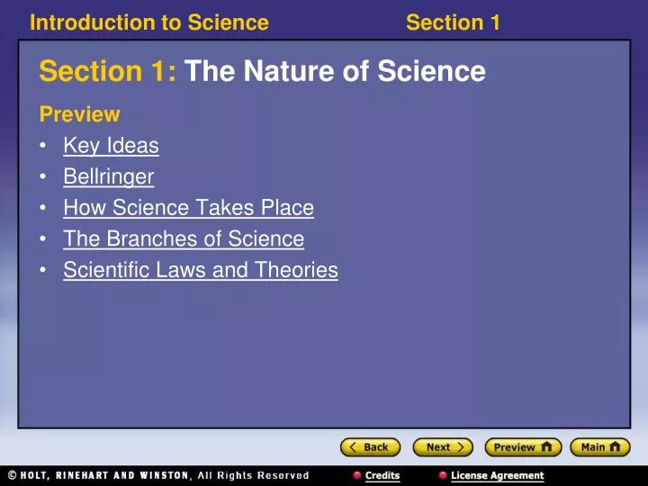 PPT - Section 1: The Nature Of Science PowerPoint Presentation, Free ...