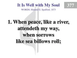 It Is Well With My Soul (1)