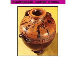 KLEOPHRADES PAINTER HYDRIA