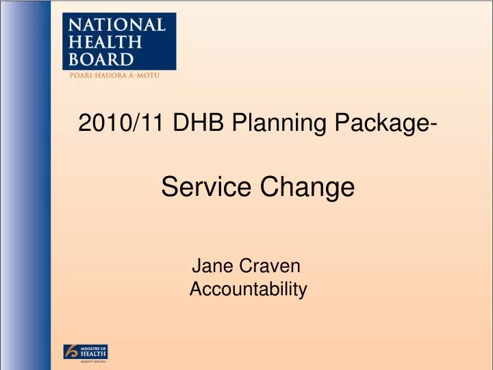 2010 11 dhb planning package service change