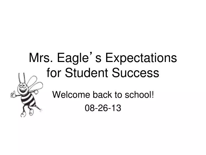 mrs eagle s expectations for student success