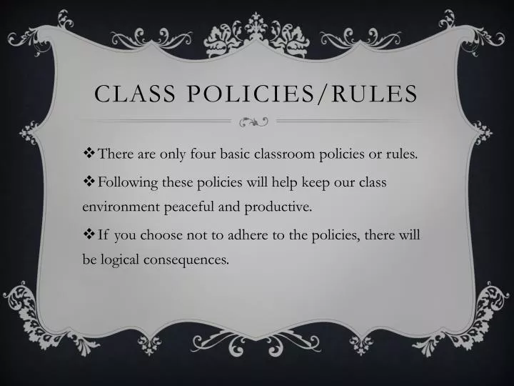 class policies rules