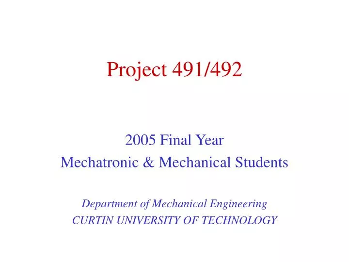 project 491 492