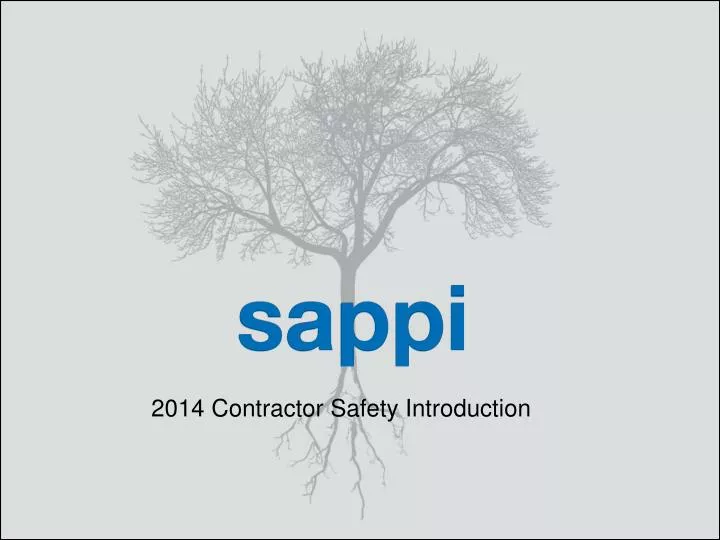 2014 contractor safety introduction