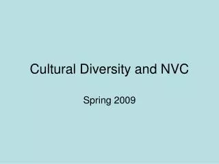 Cultural Diversity and NVC