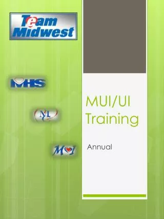 MUI/UI Training